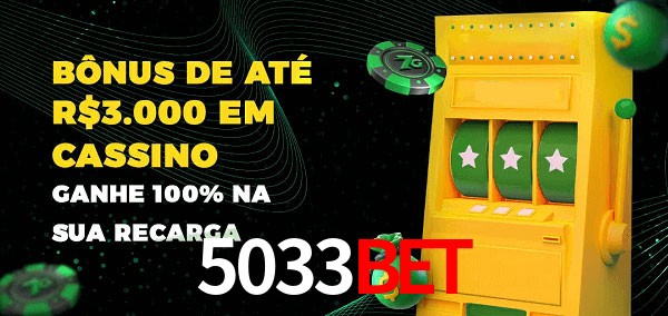 5033Bet melhor bônus de depósito