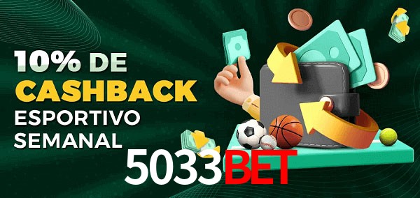 10% de bônus de cashback na 5033Bet